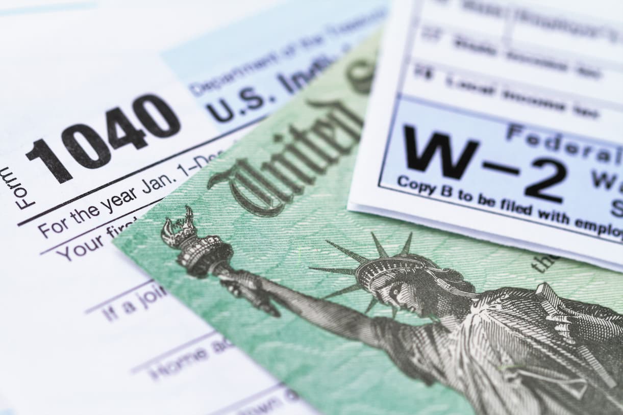 Tax return paperwork
